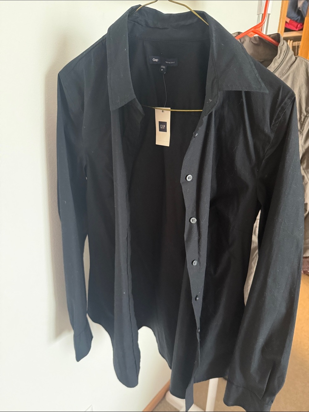 GAP Black Lightweight Men's Shirt Jacket